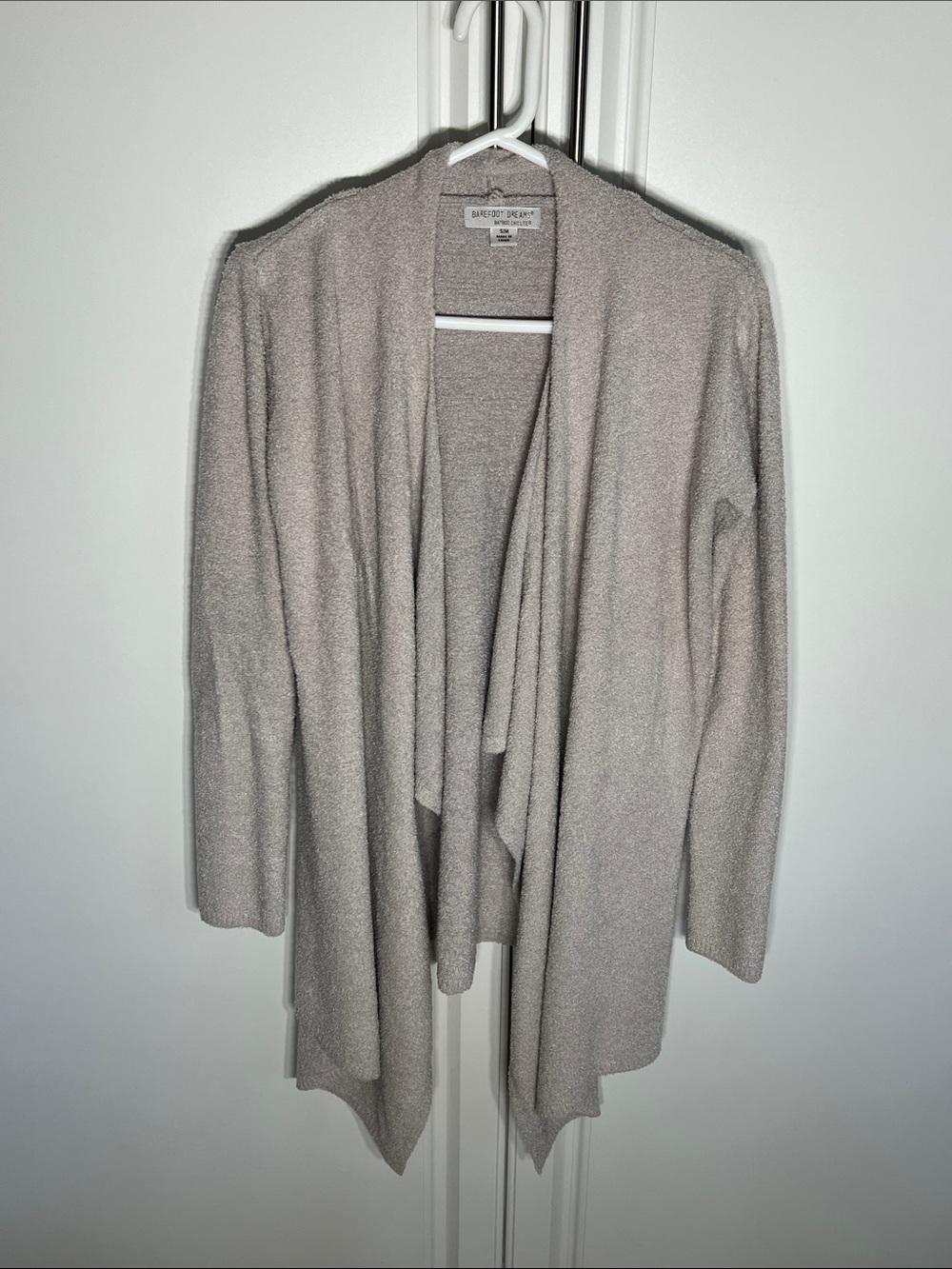 Barefoot Dreams Women's Open-Front Cardigan - Light Taupe